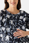 The Kaftan Company Cotton Full Length Nightdress - Black — thumbnail 7