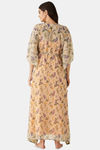 The Kaftan Company Polyester Full Length Maternity Nightdress - Off White — thumbnail 4