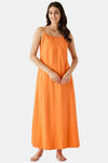 The Kaftan Company Polyester Full Length Maternity Nightdress - Off White — thumbnail 5