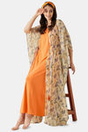 The Kaftan Company Polyester Full Length Maternity Nightdress - Off White — thumbnail 6