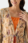 The Kaftan Company Polyester Full Length Maternity Nightdress - Off White — thumbnail 7