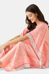 The Kaftan Company Satin Full Length Nightdress - Pink — thumbnail 5