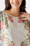 The Kaftan Company Satin Full Length Nightdress - White — thumbnail 7