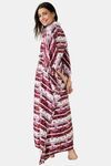 The Kaftan Company Satin Nightdress - Red — thumbnail 3