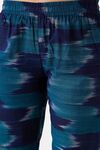 The Kaftan Company Cotton Loungewear Set - Blue — thumbnail 6