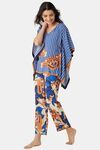 The Kaftan Company Modal Loungewear Set - Blue — thumbnail 2