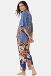 The Kaftan Company Modal Loungewear Set - Blue — thumbnail 3