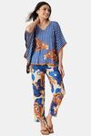 The Kaftan Company Modal Loungewear Set - Blue — thumbnail 4