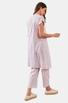 The Kaftan Company Cotton Pyjama Set - Purple — thumbnail 3