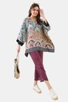 The Kaftan Company Modal Pyjama Set - Multicolor — thumbnail 4