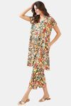 The Kaftan Company Cotton Pyjama Set - Yellow — thumbnail 2