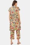 The Kaftan Company Cotton Pyjama Set - Yellow — thumbnail 3
