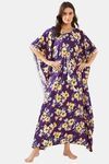 The Kaftan Company Satin Nightdress - Brown — thumbnail 1