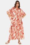 The Kaftan Company Cotton Nightdress - Green — thumbnail 1