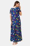 The Kaftan Company Viscose Nightdress - Blue — thumbnail 3
