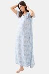 The Kaftan Company Viscose Nightdress - White — thumbnail 2