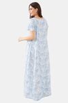 The Kaftan Company Viscose Nightdress - White — thumbnail 3