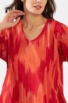 The Kaftan Company Cotton Nightdress - Orange — thumbnail 5