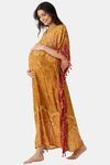 The Kaftan Company Viscose Loungewear Dress - Yellow — thumbnail 2
