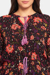 The Kaftan Company Rayon Loungewear Dress - Black — thumbnail 6