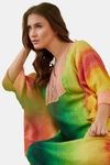 The Kaftan Company Modal Loungewear Dress - Multi — thumbnail 6