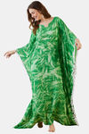 The Kaftan Company Modal Loungewear Dress - Green — thumbnail 1