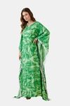 The Kaftan Company Modal Loungewear Dress - Green — thumbnail 4