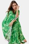 The Kaftan Company Modal Loungewear Dress - Green — thumbnail 5