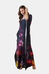 The Kaftan Company Rayon Loungewear Dress - Black — thumbnail 3