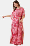The Kaftan Company Rayon Loungewear Dress - Pink — thumbnail 1