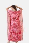 The Kaftan Company Rayon Loungewear Dress - Pink — thumbnail 2