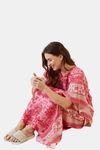 The Kaftan Company Rayon Loungewear Dress - Pink — thumbnail 5