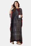 The Kaftan Company Rayon Loungewear Dress - Black — thumbnail 5