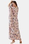 The Kaftan Company Satin Loungewear Dress - Pink — thumbnail 2