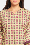 The Kaftan Company Cotton Loungewear Dress - Yellow — thumbnail 6