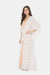 The Kaftan Company Modal Loungewear Dress - Off White — thumbnail 3