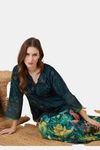 The Kaftan Company Polyester Full Length Nightdress - Black — thumbnail 5
