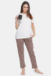 Kanvin Cotton Pyjama - Brown — thumbnail 5