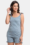 Kanvin Cotton Shorts Set - Blue — thumbnail 1