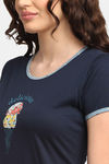 Kanvin Cotton Capri Set - Navy Blue — thumbnail 5