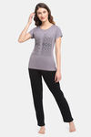 Kanvin Modal Pyjama Set - Grey — thumbnail 1