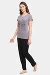 Kanvin Modal Pyjama Set - Grey — thumbnail 2