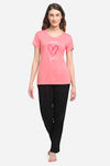 Kanvin Modal Pyjama Set - Pink — thumbnail 1