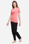 Kanvin Modal Pyjama Set - Pink — thumbnail 2