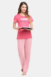 Kanvin Modal Pyjama Set - Pink — thumbnail 4