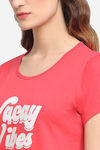 Kanvin Modal Pyjama Set - Red — thumbnail 6