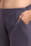 Kanvin Modal Pyjama Set - Purple — thumbnail 6