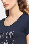 Kanvin Modal Pyjama Set - Navy Blue — thumbnail 5