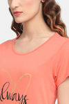 Kanvin Modal Pyjama Set - Orange — thumbnail 5