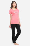 Kanvin Modal Pyjama Set - Pink — thumbnail 2